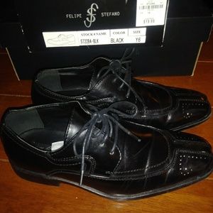 Boy's Black Dress Shoes Y6